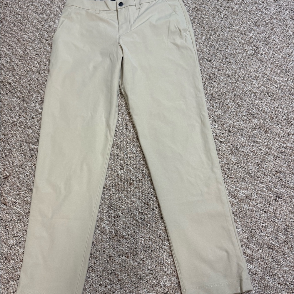 Lululemon Athletica Men's Khaki Chinos ABC Classic-Fit trouser